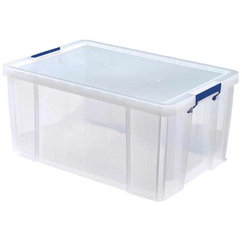 Fellowes ProStore opbergbox, 70 liter, transparant, stapelbaar